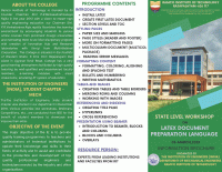Latex Document Preparation Language 2023 Workshop Poster